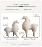 Handcrafted Resin Horse Sculpture, Abstract Art Ornament, Decorative accessory, Home Decor Accent for Living Room, Entryway, Study, Party Gift, No Electricity Needed House Of Avana