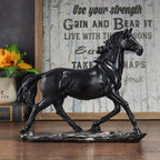 Handcrafted Running Horse Statue - House Of Avana