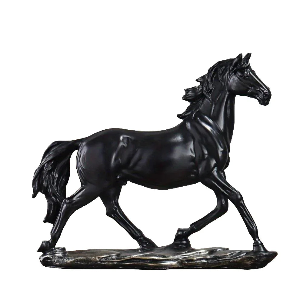 Handcrafted Running Horse Statue - House Of Avana
