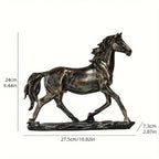 Handcrafted Running Horse Statue - House Of Avana