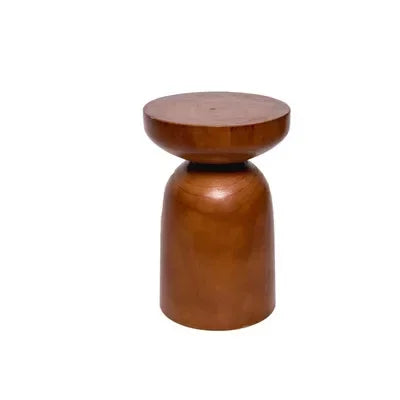 Creative Solid Wood Stool Log Pouf Sitting Stool Household Side Table Stump Hotel Decoration Coffee... - House Of Avana