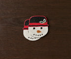 Handmade Beaded Holiday Coaster – Christmas Table Decor by Payton James Payton James