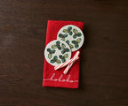 Handmade Beaded Holiday Coaster – Christmas Table Decor by Payton James Payton James