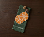 Handmade Beaded Holiday Coaster – Christmas Table Decor by Payton James Payton James