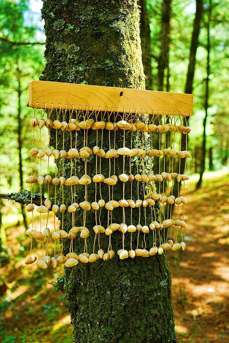 Chacha Oleander Seed Bar Chime | Handmade Rainforest Wind Instrument