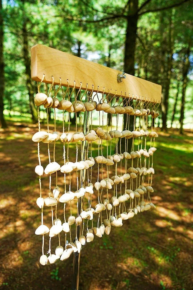 Chacha Oleander Seed Bar Chime | Handmade Rainforest Wind Instrument