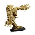 Handmade bronze eagle sculpture, intricately detailed wings - House of Avana