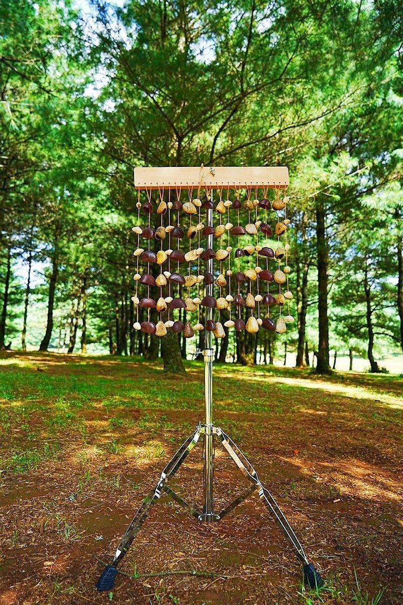 Handmade Rainforest Wind Instrument | Juju, Chacha & Panji Mixed Seed Bar Chime