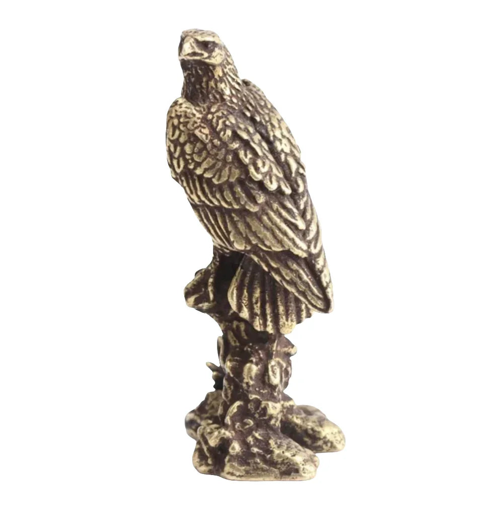 Handmade Miniature Eagle Statue Sculpture - House Of Avana