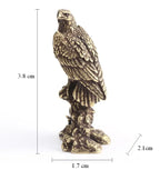 Handmade Miniature Eagle Statue Sculpture - House Of Avana