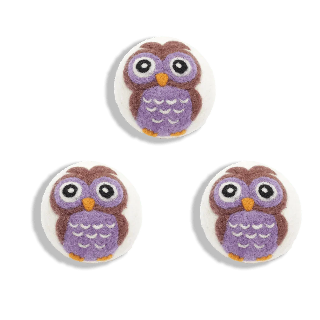 Organic Wool Dryer Balls 3-Pack Zero Waste Outlet