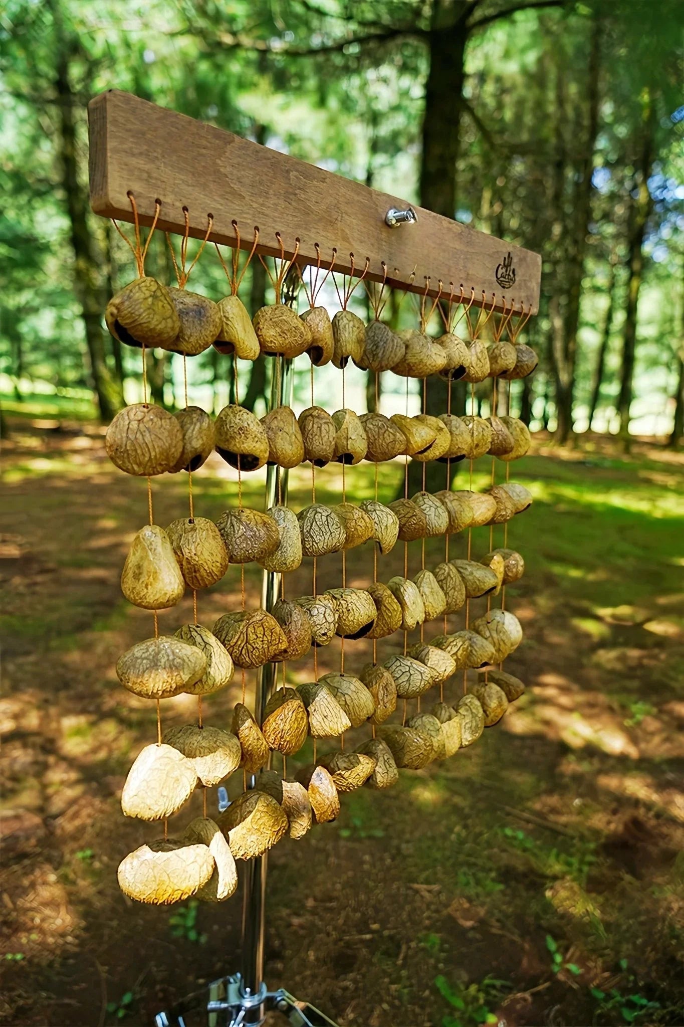 Handmade Panji  Seed Shell Bar Chime