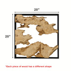 Handmade Rustic Wood Wall Art, Irregular Natural Wooden Decor Panel, Unique Hanging Wall Decor For Living Room, Bedroom, Kitchen, Or Office House Of Avana