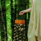 Handmade Seed Pod Hand Bell | Juju, Panji & Chacha Round Chime