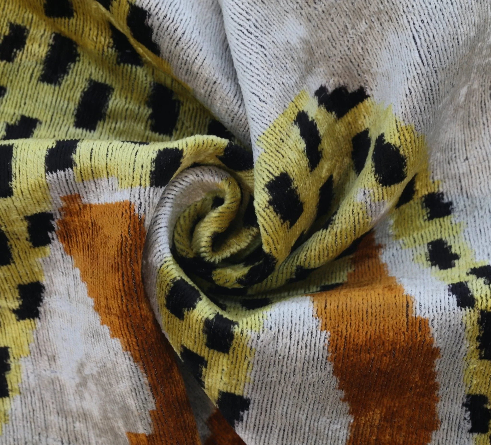 Handmade Velvet Lumbar Pillow with Yellow and Black Cheetah Design - High-Quality 16x24 Inch Decorative Accent with Premium Down Feather Insert for Sofas, Couches, and Interior Design Canvello