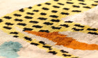 Handmade Velvet Lumbar Pillow with Yellow and Black Cheetah Design - High-quality 16x24 Inch Decorative... - House Of Avana