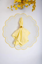 Handwoven Lemon Napkin Ring Talah Home