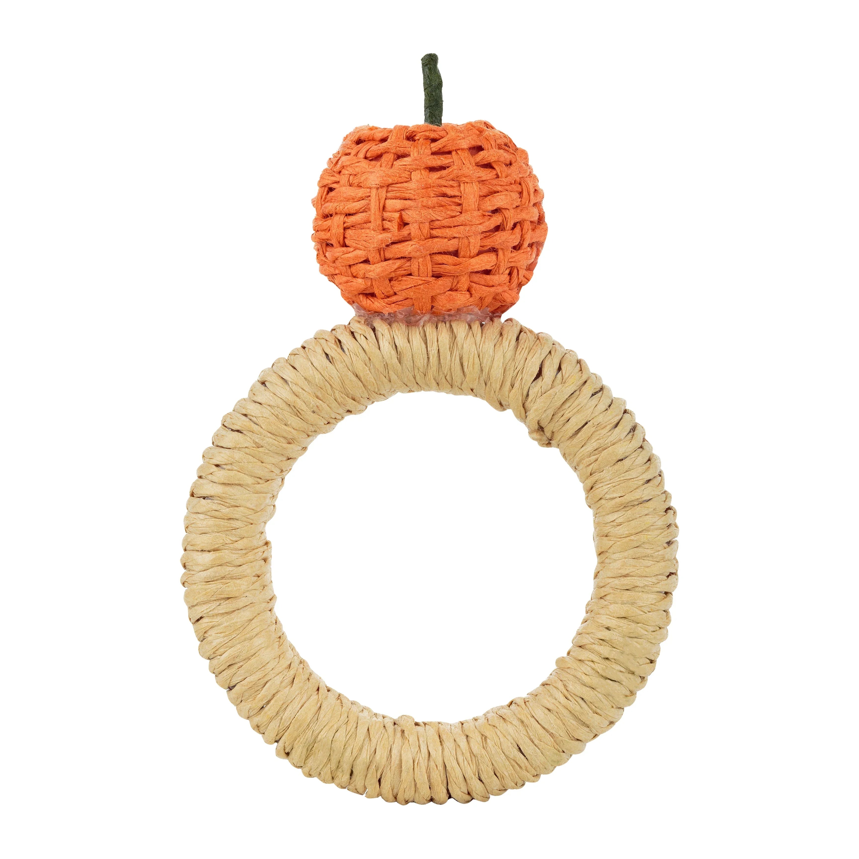 Handwoven Orange Napkin Ring Talah Home