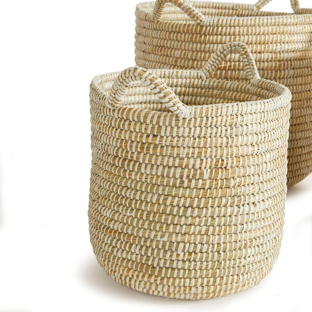 Handwoven Rivergrass Storage Baskets for Coastal Decor (Set of 3) Vintage Shopper