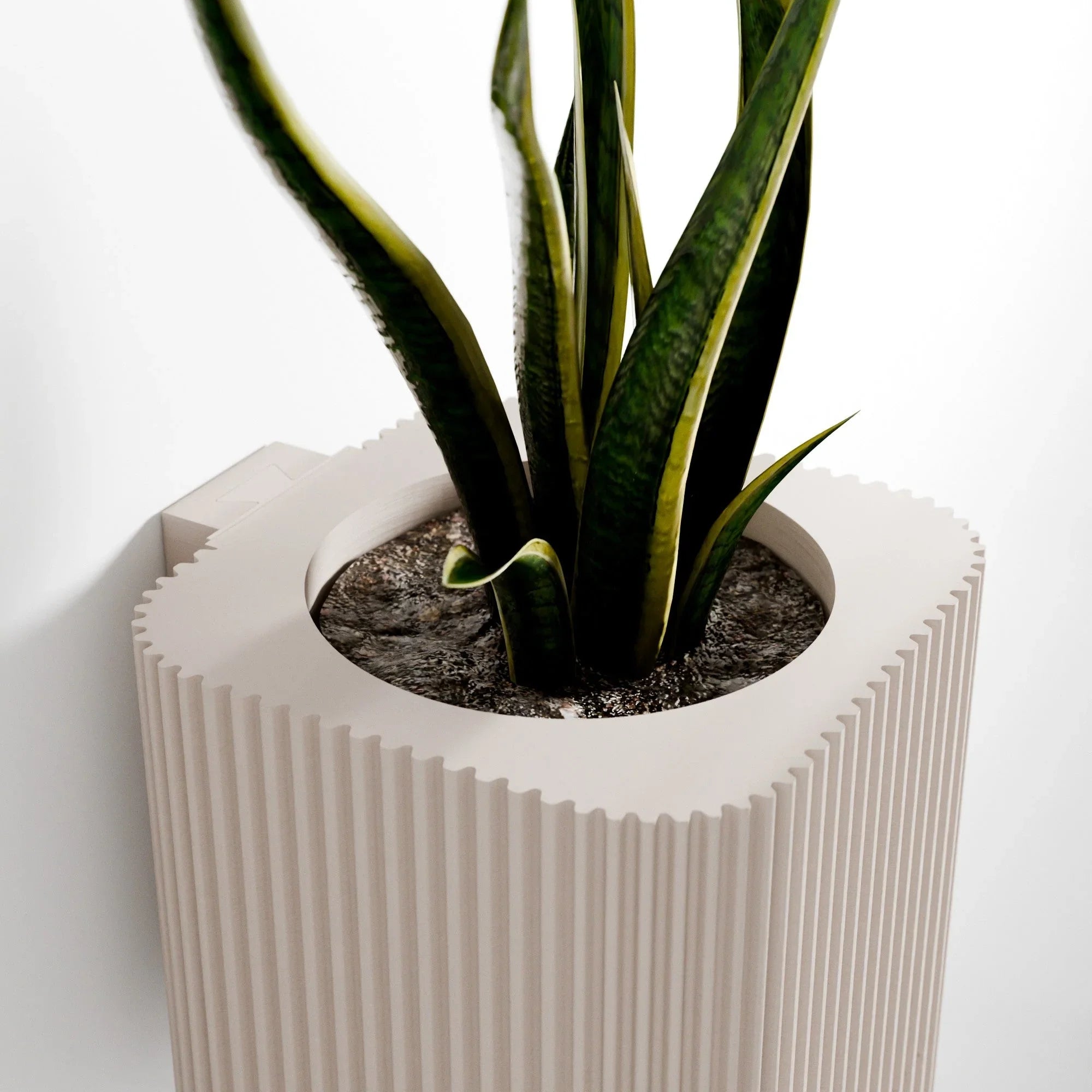 Hanging Box Planter Small / Muted Blue