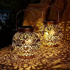 Hanging Light - Solar Golden Pendant