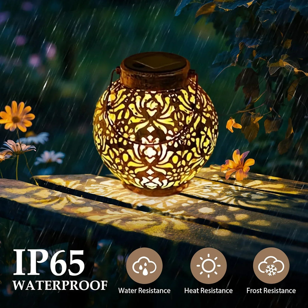Hanging Light - Solar Golden Pendant