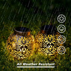 Hanging Light - Solar Golden Pendant