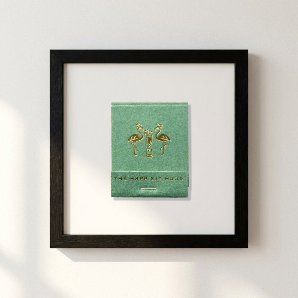 The Happiest Hour Matchbox Framed Print