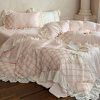 Haute Pearl TENCEL™ Bedding Set / White Romance Ever Lasting