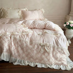 Haute Pearl TENCEL™ Bedding Set / White Romance Ever Lasting