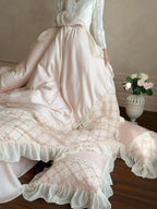 Haute Pearl TENCEL™ Bedding Set / White Romance Ever Lasting