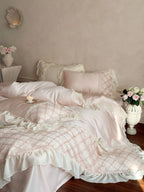 Haute Pearl TENCEL™ Bedding Set / White Romance Ever Lasting