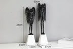 Headless Angel Abstract Figures Sculpture Ornaments Desk Decoration Cast Iron Angel Character Statue Crafts Modern Home Decor - House Of Avana