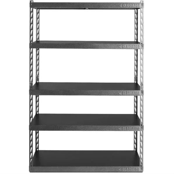 Heavy Duty 48-inch Wide 5-Shelf Metal Shelving Unit