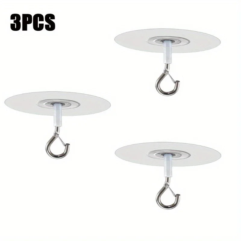 Stick Ceiling Hooks Heavy Duty Self-Adhesive Water Resistant Hooks for Ceiling Multifunctional Hooks for Balloons Wind Chimes | Halloween Props & Christmas DecorationsHanger (Black Friday Deal) House Of Avana