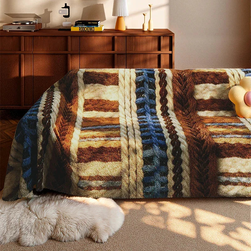 Heavy Duty Sofa Slipcovers – Brown Seat Covers & Cat Couch Cover Protection