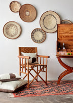 Binga Patterned Brown & Natural Wall Art Kanju Interiors