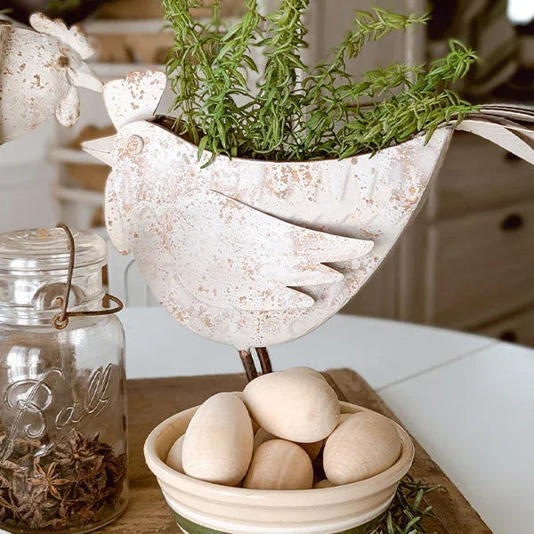 Indoor/Outdoor Distressed Hen Planter, Choose Your Style Decor Steals