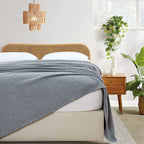Herringbone Cotton Blanket Mélange Home