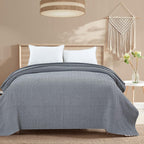 Herringbone Cotton Blanket Mélange Home