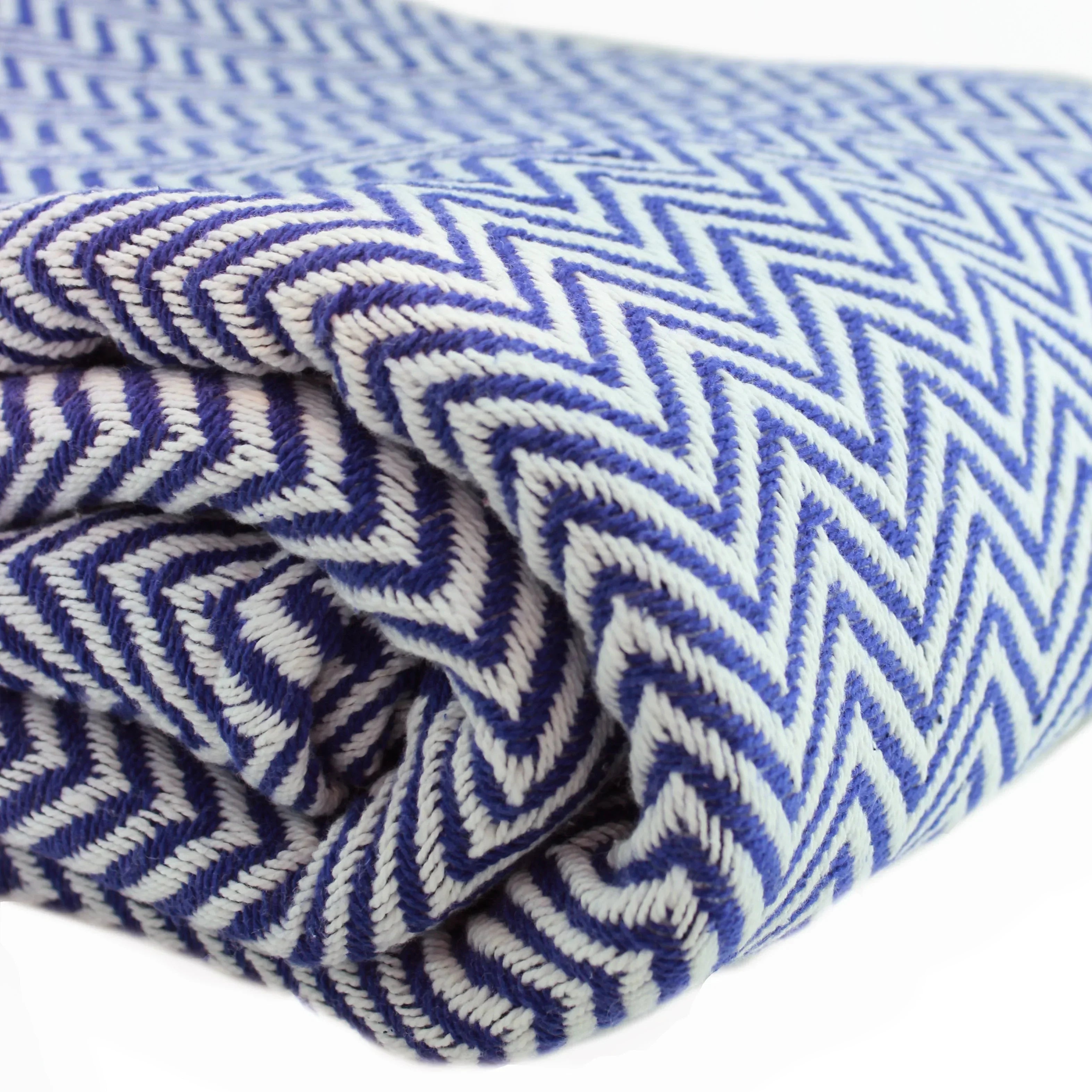 Herringbone Cotton Blanket Mélange Home