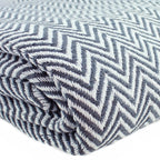 Herringbone Cotton Blanket Mélange Home