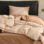 Hidden Garden Jacquard Floral Bedding Set / Moss Green Ever Lasting