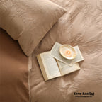 Hidden Garden Jacquard Floral Bedding Set / Moss Green Ever Lasting