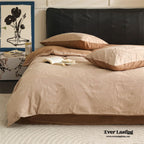 Hidden Garden Jacquard Floral Bedding Set / Moss Green Ever Lasting