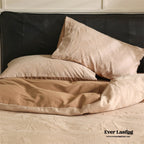 Hidden Garden Jacquard Floral Bedding Set / Moss Green Ever Lasting