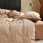 Hidden Garden Jacquard Floral Bedding Set / Moss Green Ever Lasting