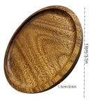 High-End Wooden Trays, Plum Blossom-Shaped Acacia Wood Trays, Creative Breakfast Trays, Suitable for Holding Cheese, Bread, Desserts, And Coffee, Perfect for Use in Kitchens, Restaurants, Parties, And Wedding Venues