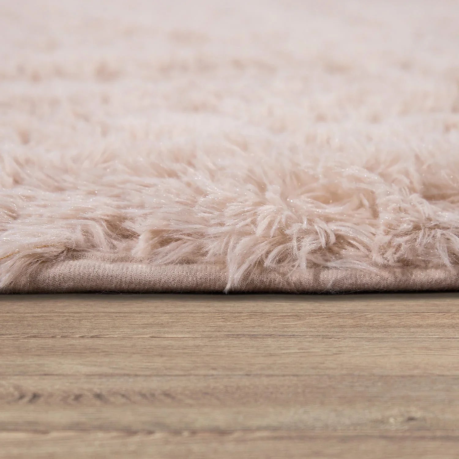 Solid Shag Rug Silky Soft & Fluffy In Cream RugYourHome
