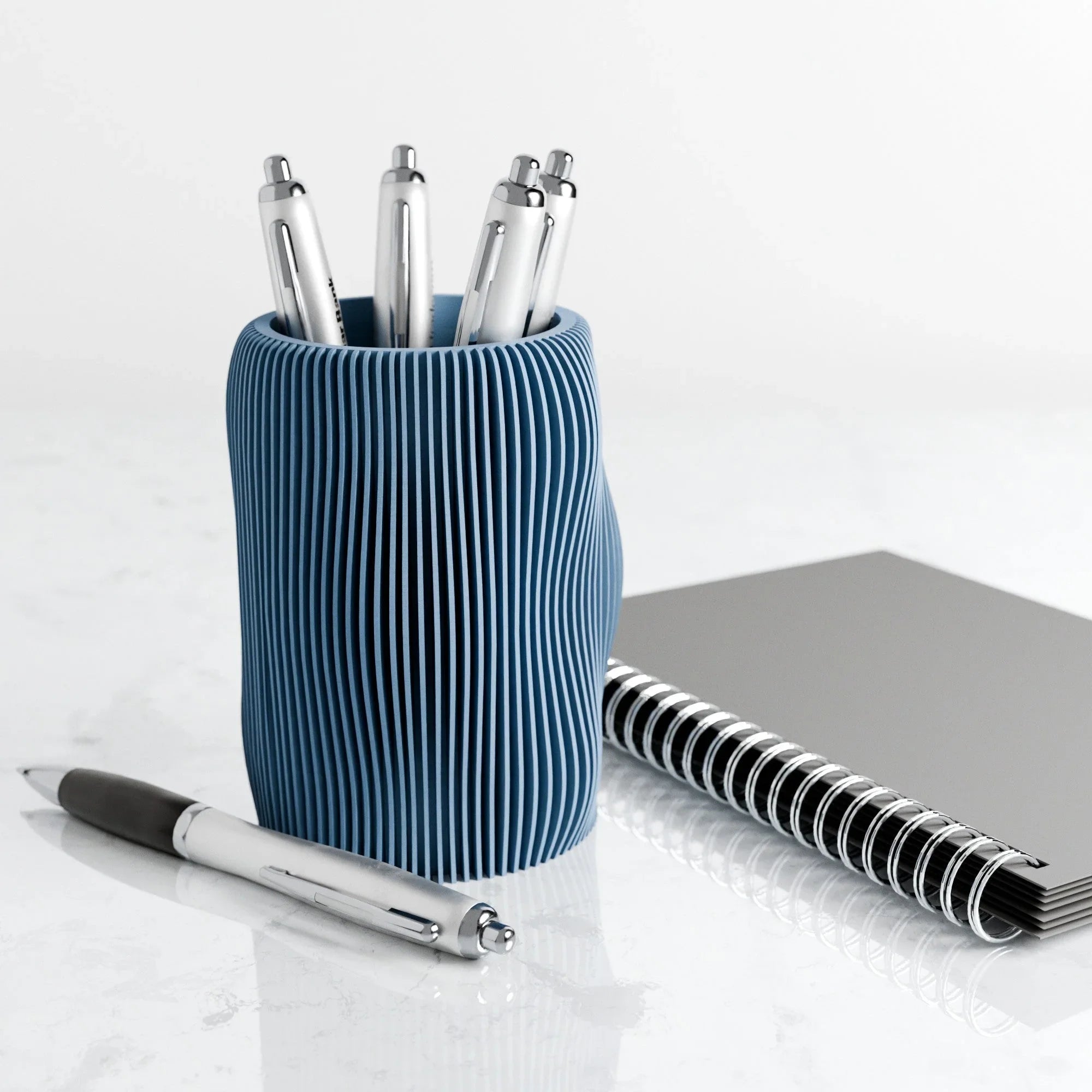 Bubbly Pencil Holder, side view - House Of Avana
